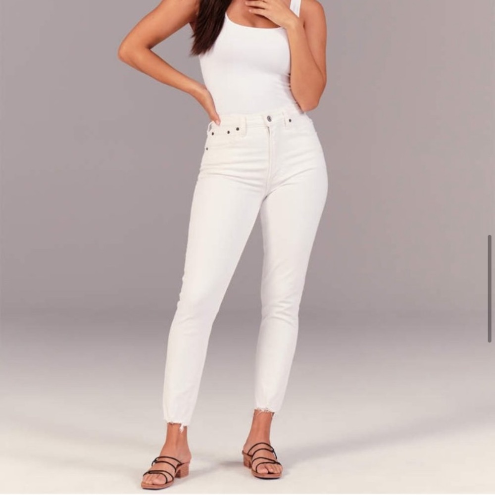 A&F The Skinny High Rise Curve Love